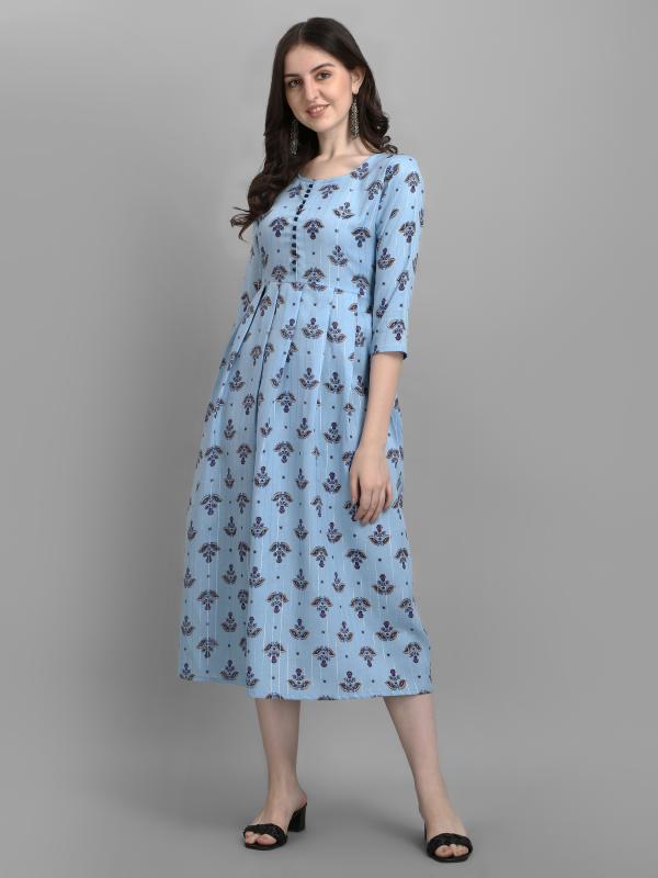 Vredevogel Zoya Beautiful Rayon Printed Kurti